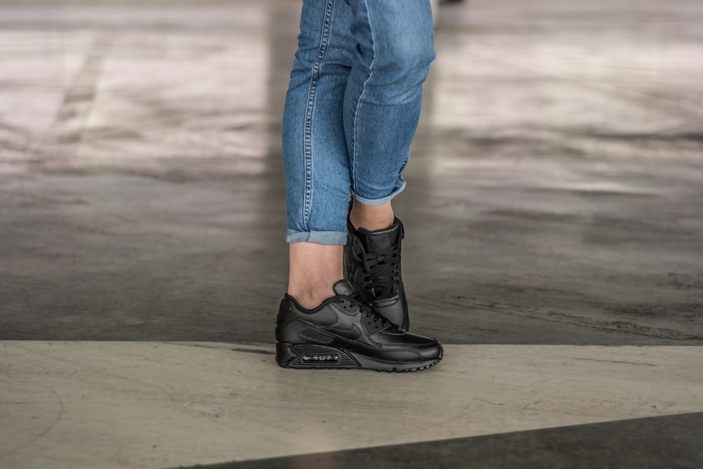 Frauen Schuhe Nike Air Max 90 czarne